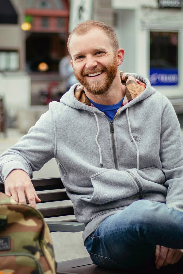 Portrait by Josiah Crowell, on location