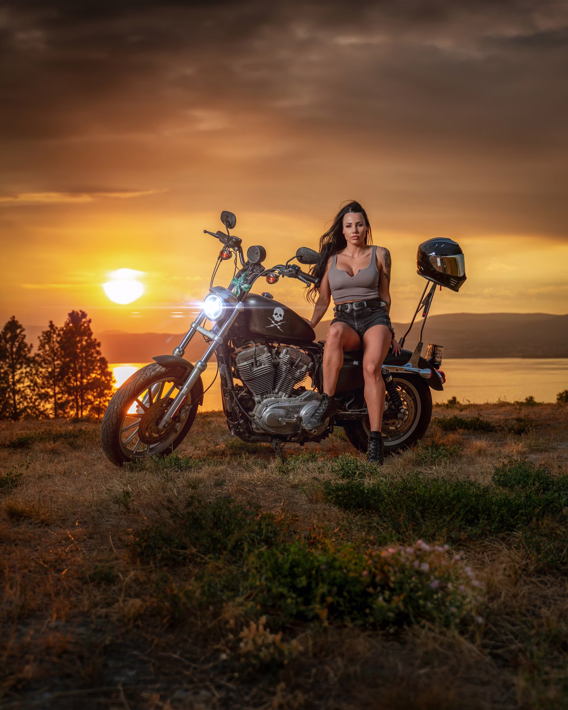 Sunsets with Winona editorial portrait by Josiah Crowell, frame 7